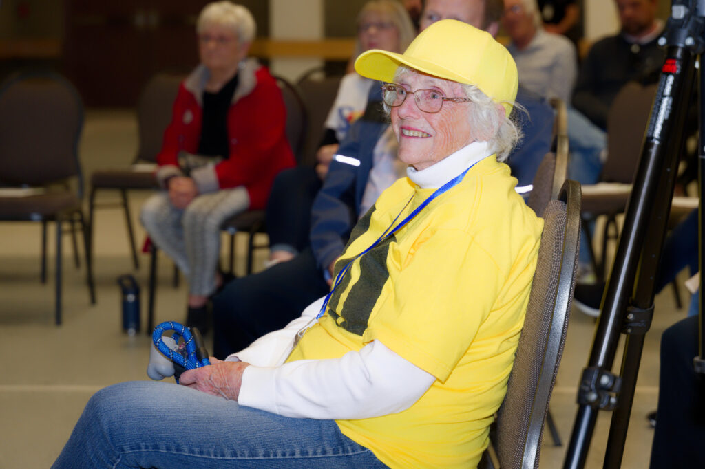 Public Forum Yellow Shirt Joy